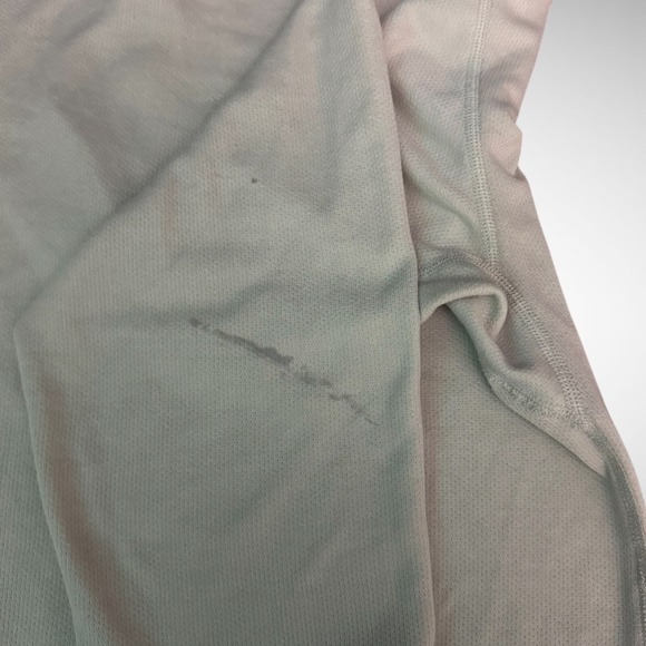 Vintage The North face hoodie Mens Medium 1/4 Zip Solid beige polartec stained - Picture 5 of 9